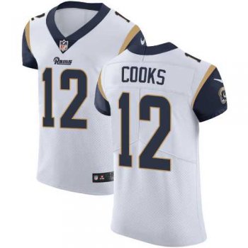 Nike Los Angeles Rams #12 Brandin Cooks White Men's Stitched NFL Vapor Untouchable Elite Jersey