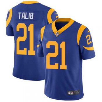 Nike Los Angeles Rams #21 Aqib Talib Royal Blue Alternate Men's Stitched NFL Vapor Untouchable Limited Jersey