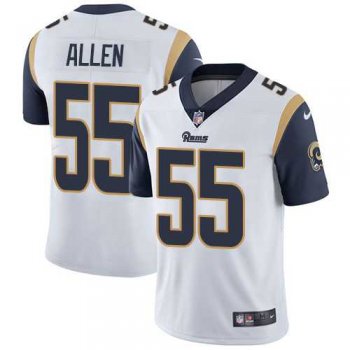 Nike Los Angeles Rams #55 Brian Allen White Men's Stitched NFL Vapor Untouchable Limited Jersey