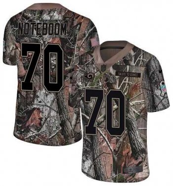 Nike Los Angeles Rams #70 Joseph Noteboom Camo Men's Stitched NFL Limited Rush Realtree Jersey