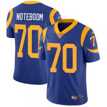 Nike Los Angeles Rams #70 Joseph Noteboom Royal Blue Alternate Men's Stitched NFL Vapor Untouchable Limited Jersey