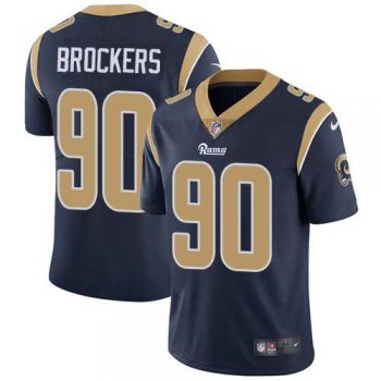 Nike Los Angeles Rams #90 Michael Brockers Navy Blue Team Color Men's Stitched NFL Vapor Untouchable Limited Jersey