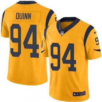 Nike Los Angeles Rams #94 Robert Quinn Gold Men's Stitched NFL Limited Rush Jersey