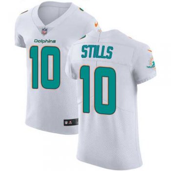 Nike Miami Dolphins #10 Kenny Stills White Men's Stitched NFL Vapor Untouchable Elite Jersey