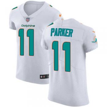 Nike Miami Dolphins #11 DeVante Parker White Men's Stitched NFL Vapor Untouchable Elite Jersey