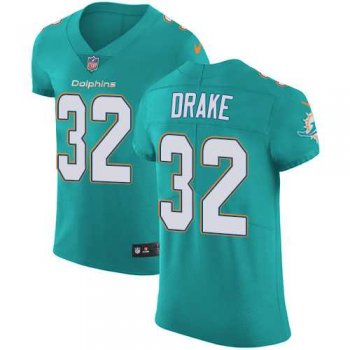 Nike Miami Dolphins #32 Kenyan Drake Aqua Green Team Color Men's Stitched NFL Vapor Untouchable Elite Jersey