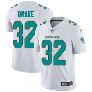 Nike Miami Dolphins #32 Kenyan Drake White Men's Stitched NFL Vapor Untouchable Limited Jersey