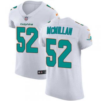 Nike Miami Dolphins #52 Raekwon McMillan White Men's Stitched NFL Vapor Untouchable Elite Jersey