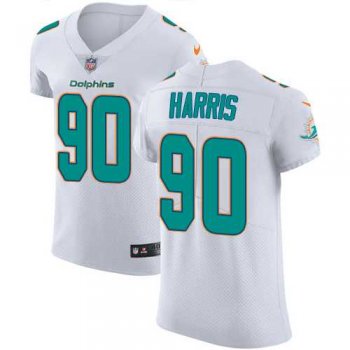 Nike Miami Dolphins #90 Charles Harris White Men's Stitched NFL Vapor Untouchable Elite Jersey