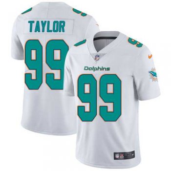 Nike Miami Dolphins #99 Jason Taylor White Men's Stitched NFL Vapor Untouchable Limited Jersey