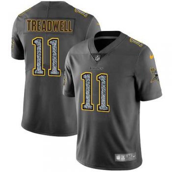 Nike Minnesota Vikings #11 Laquon Treadwell Gray Static Men's NFL Vapor Untouchable Limited Jersey