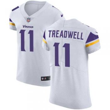 Nike Minnesota Vikings #11 Laquon Treadwell White Men's Stitched NFL Vapor Untouchable Elite Jersey