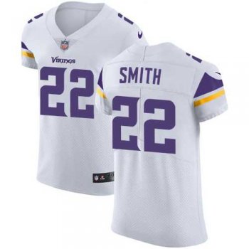 Nike Minnesota Vikings #22 Harrison Smith White Men's Stitched NFL Vapor Untouchable Elite Jersey