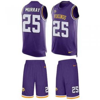 Nike Minnesota Vikings #25 Latavius Murray Purple Team Color Men's Stitched NFL Limited Tank Top Suit Jersey