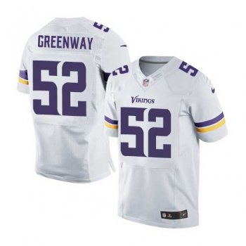 Nike Minnesota Vikings #52 Chad Greenway White Elite Jersey