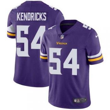 Nike Minnesota Vikings #54 Eric Kendricks Purple Team Color Men's Stitched NFL Vapor Untouchable Limited Jersey