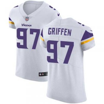 Nike Minnesota Vikings #97 Everson Griffen White Men's Stitched NFL Vapor Untouchable Elite Jersey