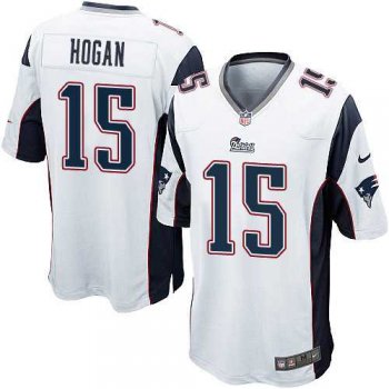 Nike New England Patriots #15 Chris Hogan White Men's Stitched NFL New Game Jersey