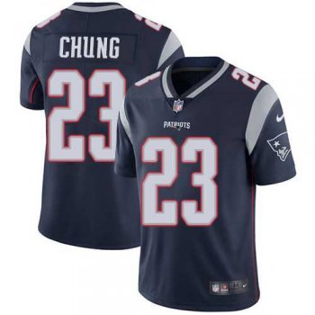 Nike New England Patriots #23 Patrick Chung Navy Blue Team Color Men's Stitched NFL Vapor Untouchable Limited Jersey