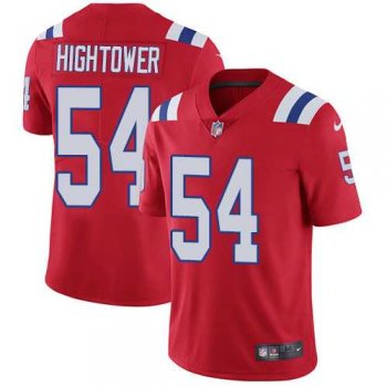 Nike New England Patriots #54 Dont'a Hightower Red Alternate Men's Stitched NFL Vapor Untouchable Limited Jersey