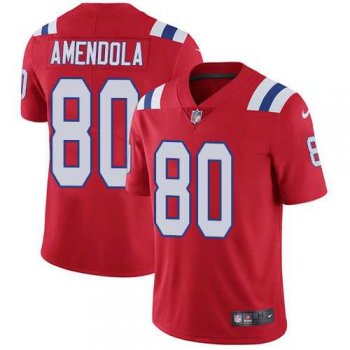 Nike New England Patriots #80 Danny Amendola Red Alternate Men's Stitched NFL Vapor Untouchable Limited Jersey