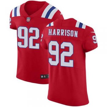 Nike New England Patriots #92 James Harrison Red Alternate Men's Stitched NFL Vapor Untouchable Elite Jersey