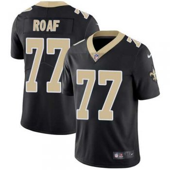 Nike New Orleans Saints #77 Willie Roaf Black Team Color Men's Stitched NFL Vapor Untouchable Limited Jersey