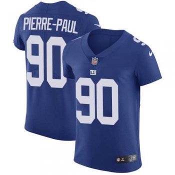 Nike New York Giants #90 Jason Pierre-Paul Royal Blue Team Color Men's Stitched NFL Vapor Untouchable Elite Jersey