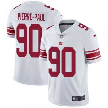 Nike New York Giants #90 Jason Pierre-Paul White Men's Stitched NFL Vapor Untouchable Limited Jersey