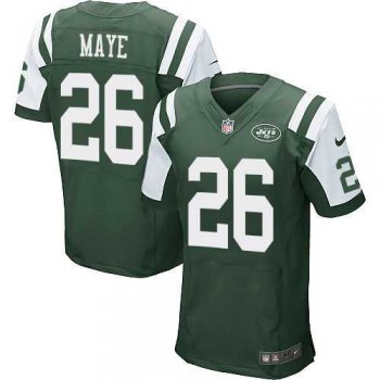 Nike New York Jets #26 Marcus Maye Green Team Color Men's Stitched NFL Elite Jersey