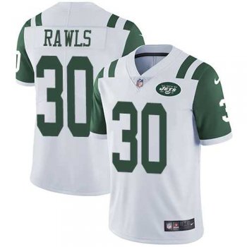 Nike New York Jets #30 Thomas Rawls White Men's Stitched NFL Vapor Untouchable Limited Jersey