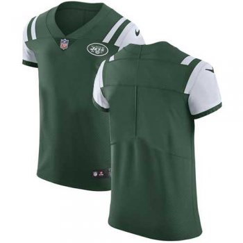 Nike New York Jets Blank Green Team Color Men's Stitched NFL Vapor Untouchable Elite Jersey