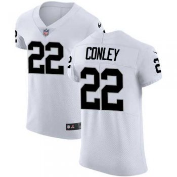 Nike Oakland Raiders #22 Gareon Conley White Men's Stitched NFL Vapor Untouchable Elite Jersey