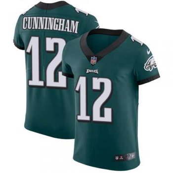 Nike Philadelphia Eagles #12 Randall Cunningham Midnight Green Team Color Men's Stitched NFL Vapor Untouchable Elite Jersey