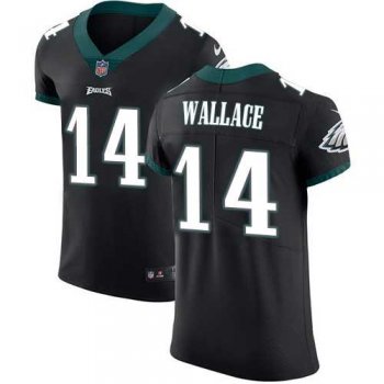 Nike Philadelphia Eagles #14 Mike Wallace Black Alternate Men's Stitched NFL Vapor Untouchable Elite Jersey