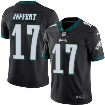 Nike Philadelphia Eagles #17 Alshon Jeffery Black Men's Stitched NFL Limited Rush Jersey