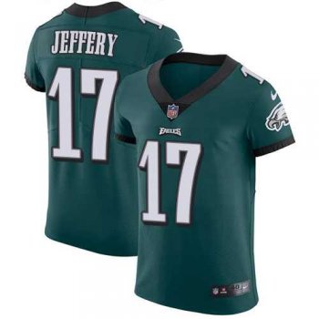 Nike Philadelphia Eagles #17 Alshon Jeffery Midnight Green Team Color Men's Stitched NFL Vapor Untouchable Elite Jersey