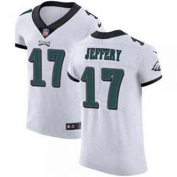 Nike Philadelphia Eagles #17 Alshon Jeffery White Men's Stitched NFL Vapor Untouchable Elite Jersey