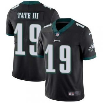 Nike Philadelphia Eagles #19 Golden Tate III Black Alternate Men's Stitched NFL Vapor Untouchable Limited Jersey