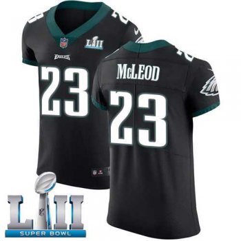 Nike Philadelphia Eagles #23 Rodney McLeod Black Alternate Super Bowl LII Men's Stitched NFL Vapor Untouchable Elite Jersey