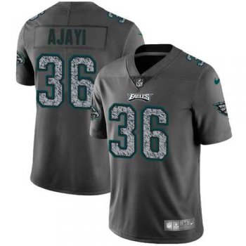 Nike Philadelphia Eagles #36 Jay Ajayi Gray Static Men's NFL Vapor Untouchable Limited Jersey