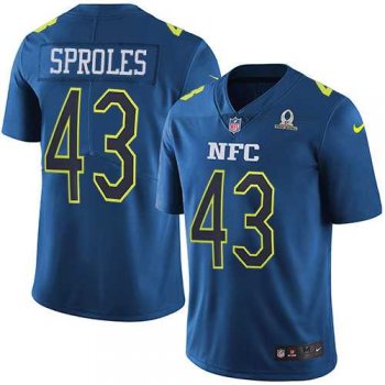 Nike Philadelphia Eagles #43 Darren Sproles Navy Men's Stitched NFL Limited NFC 2017 Pro Bowl Jersey