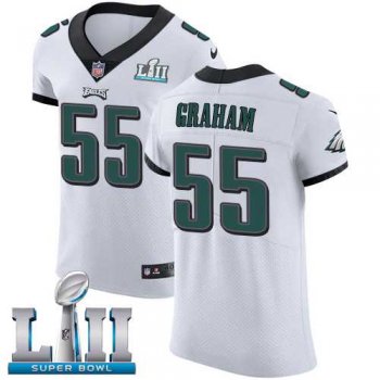 Nike Philadelphia Eagles #55 Brandon Graham White Super Bowl LII Men's Stitched NFL Vapor Untouchable Elite Jersey