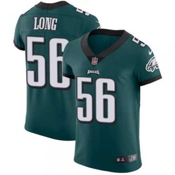 Nike Philadelphia Eagles #56 Chris Long Midnight Green Team Color Men's Stitched NFL Vapor Untouchable Elite Jersey