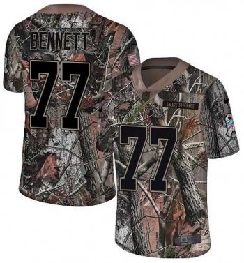 Nike Philadelphia Eagles #77 Michael Bennett Camo Men's Stitched NFL Limited Rush Realtree Jersey