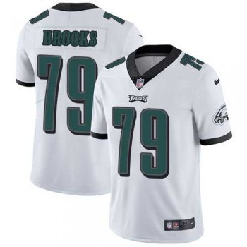 Nike Philadelphia Eagles #79 Brandon Brooks White Men's Stitched NFL Vapor Untouchable Limited Jersey