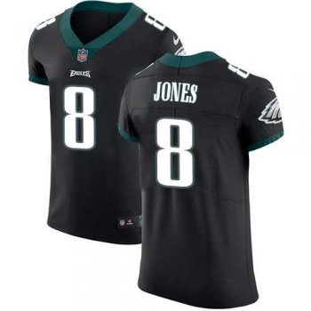 Nike Philadelphia Eagles #8 Donnie Jones Black Alternate Men's Stitched NFL Vapor Untouchable Elite Jersey