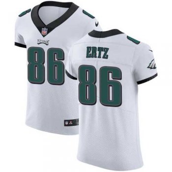 Nike Philadelphia Eagles #86 Zach Ertz White Men's Stitched NFL Vapor Untouchable Elite Jersey