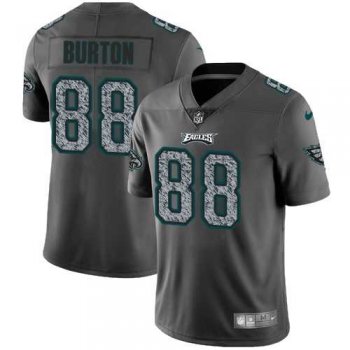 Nike Philadelphia Eagles #88 Trey Burton Gray Static Men's Stitched NFL Vapor Untouchable Limited Jersey