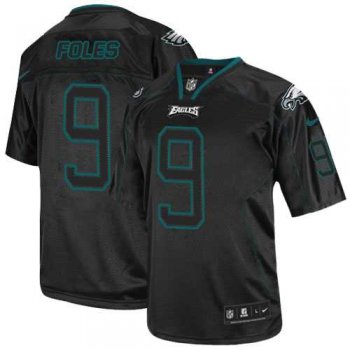 Nike Philadelphia Eagles #9 Nick Foles Lights Out Black Men's Stitched NFL Elite Jersey